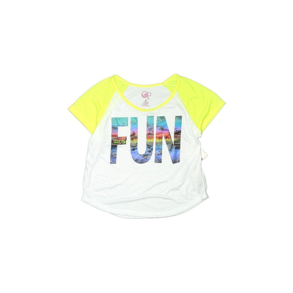Op Short Sleeve graphic T-Shirt Women Size 7 - 8